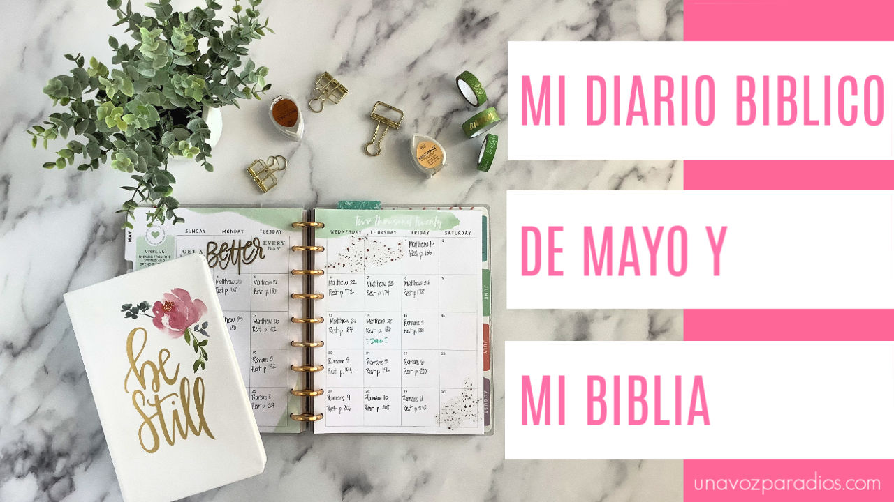 Mi Diario Biblico de Mayo y Mi Biblia