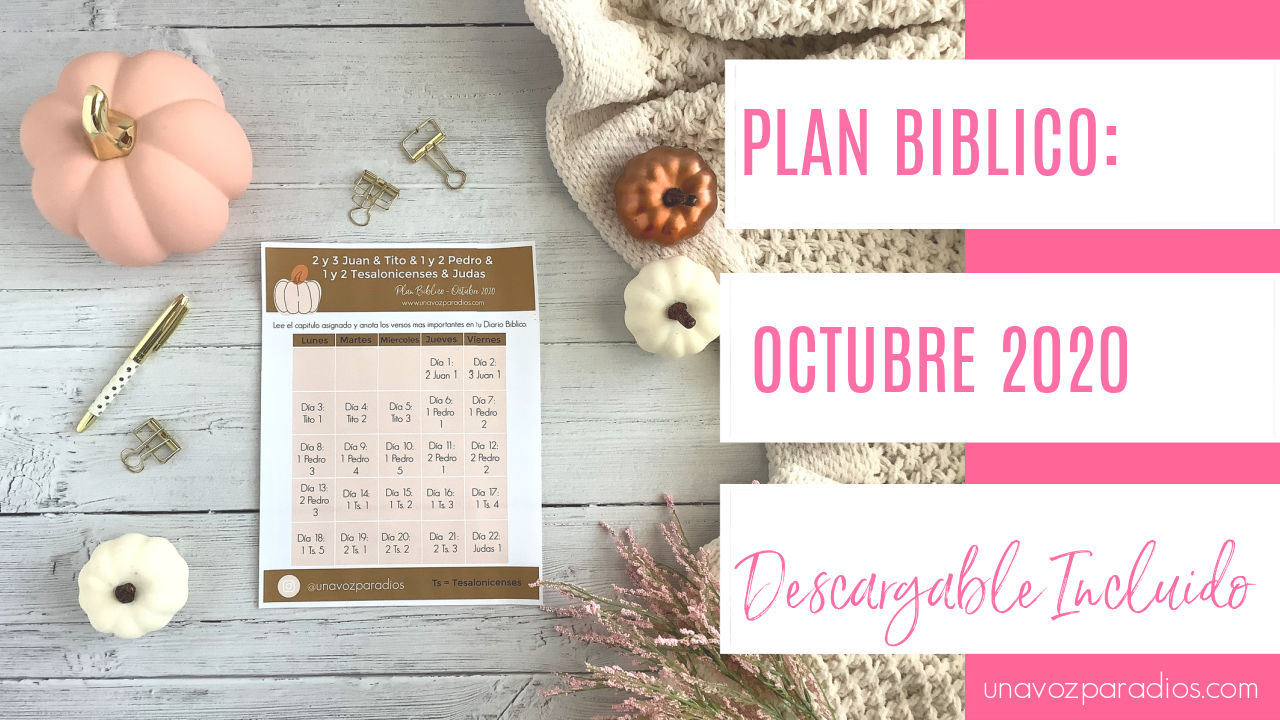 Plan Biblico Octubre 2020