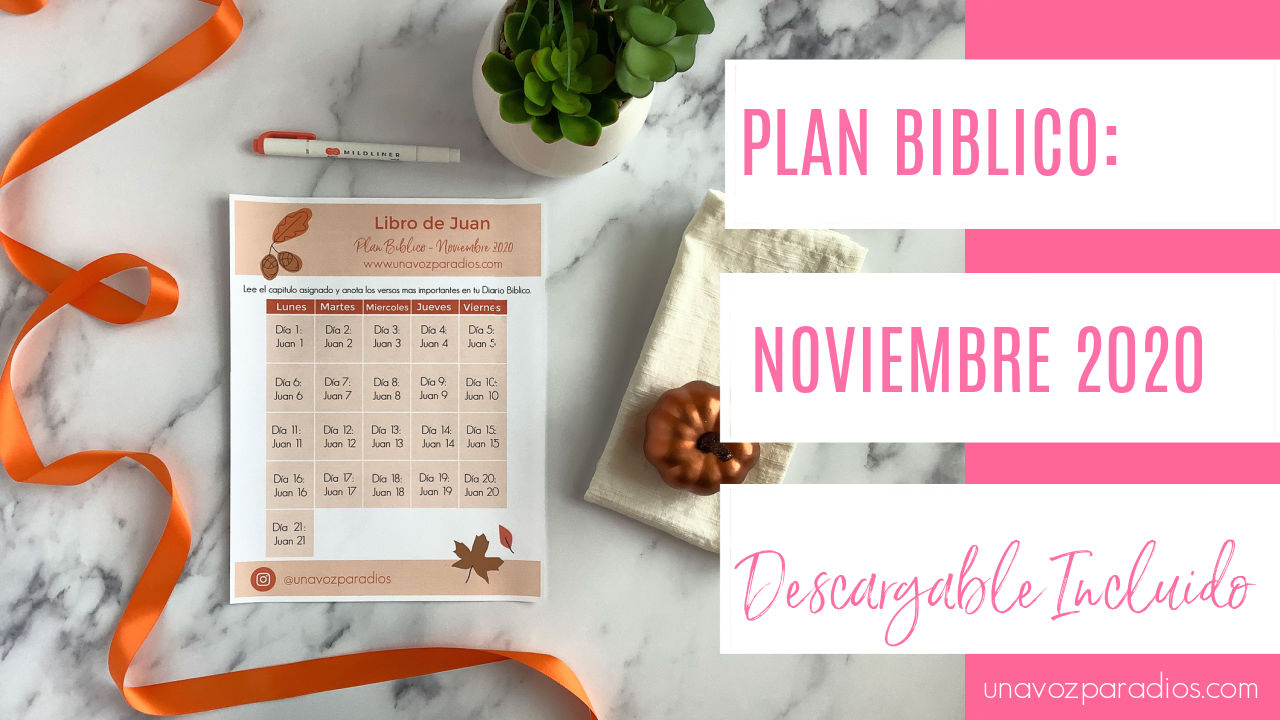 Plan Biblico Noviembre 2020